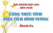 Công thức tính diện tích hình vuông như thế nào? Hỏi nhanh đáp gọn môn Toán